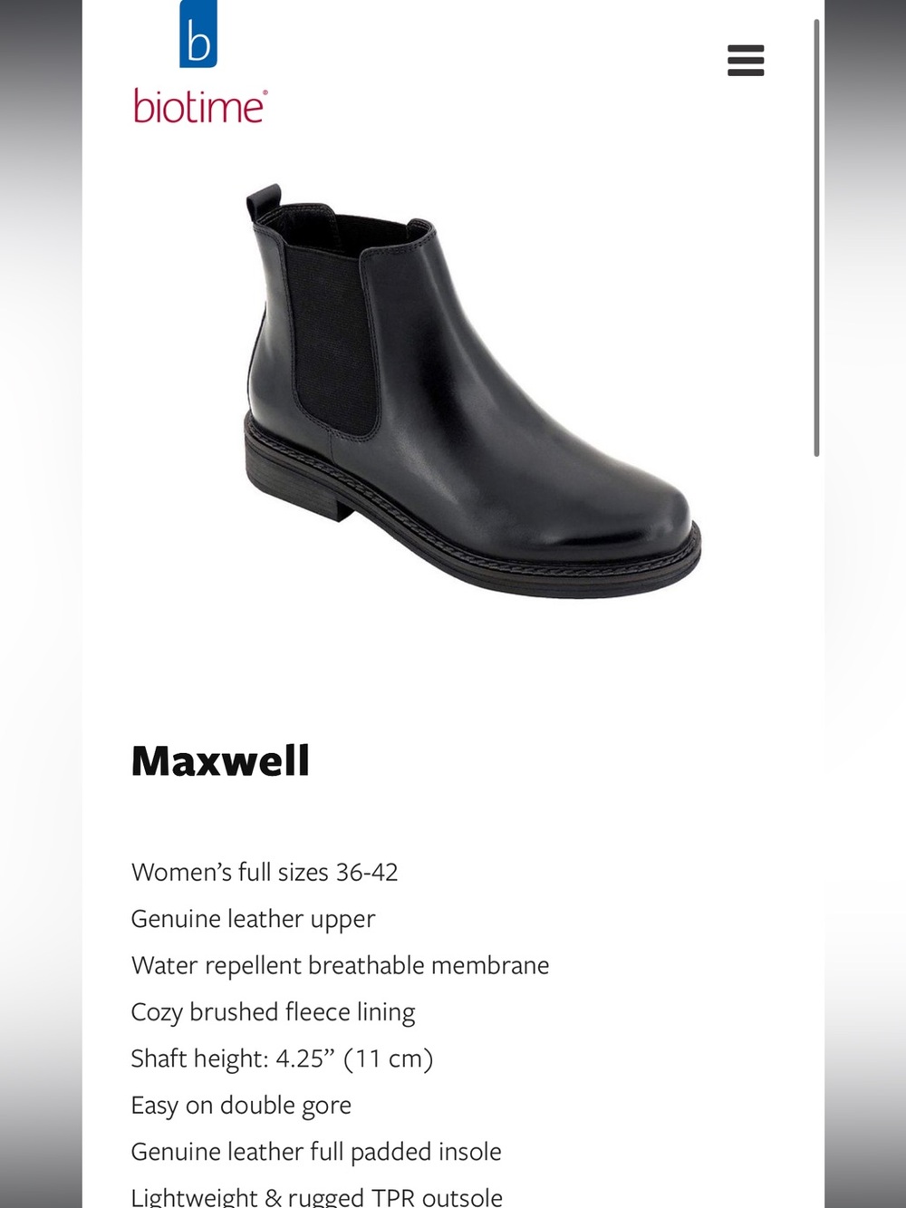 Biotime women’s boots